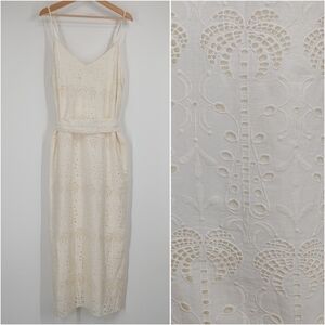 House of Harlow Palm Tree Eyelet Dress